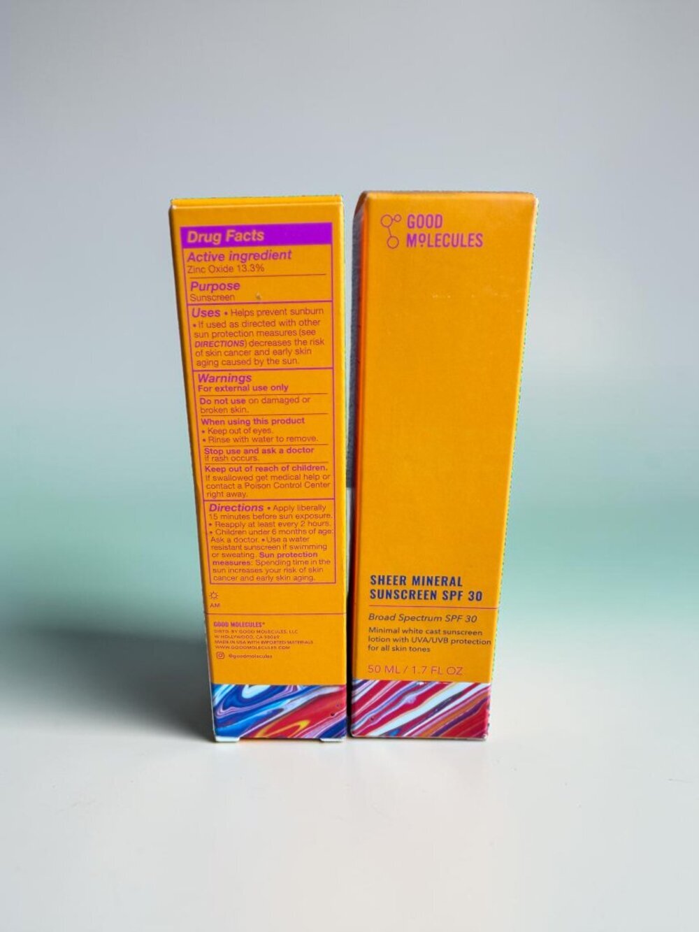 4 boxes Good Molecules Sheer Mineral Sunscreen SPF 30 New In Box Exp 07/2027 - Picture 7 of 8